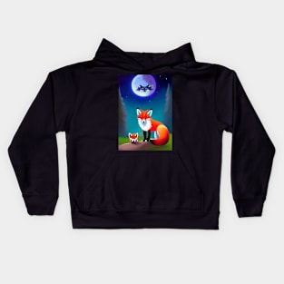 FOX CUB AND FOX CUTE Kids Hoodie